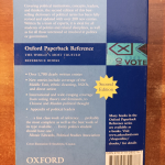 Oxford Concise Dictionary of Politics  - Ian McLean, Alistair McMillan
