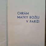 Hugo Victor - Chrám Matky božej v Paríži  (1963)