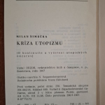 Šimečka Milan - Kríza utopizmu
