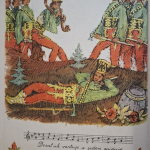 Perečko belavé, červený dolomán