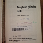 Analytická příručka 2 - J.Zýka a kolektív