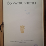 Čo vatru nietili