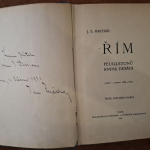 Řím - Feuilletonu kniha desáta - J.S.Machar