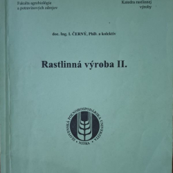 Rastlinná výroba II. - I.Černý a kolektív