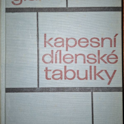 Kapesní dílenské tabulky - Janyš, Glanc