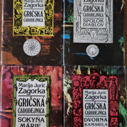 Zagorka M.J. - Gričská čarodejnica, Spolok diablov, Sokyňa Márie Terézie, Dvorná kamarila (zv. 4 kníh)