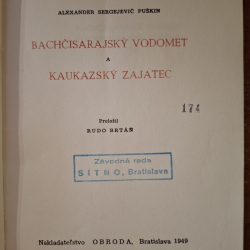 Puškin A.S. - Bachčisarajský vodomet a Kaukazský zajatec