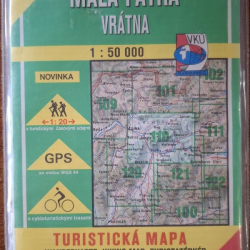 Turistická mapa - Malá Fatra - Vrátna