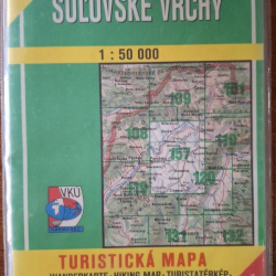 Turistická mapa - Súľovské vrchy