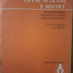 První setkání s mistry - Jozef Micka