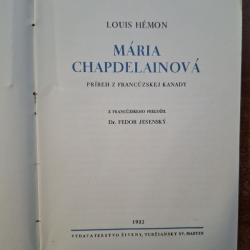 Mária Chapdelainová - Louis Hémon